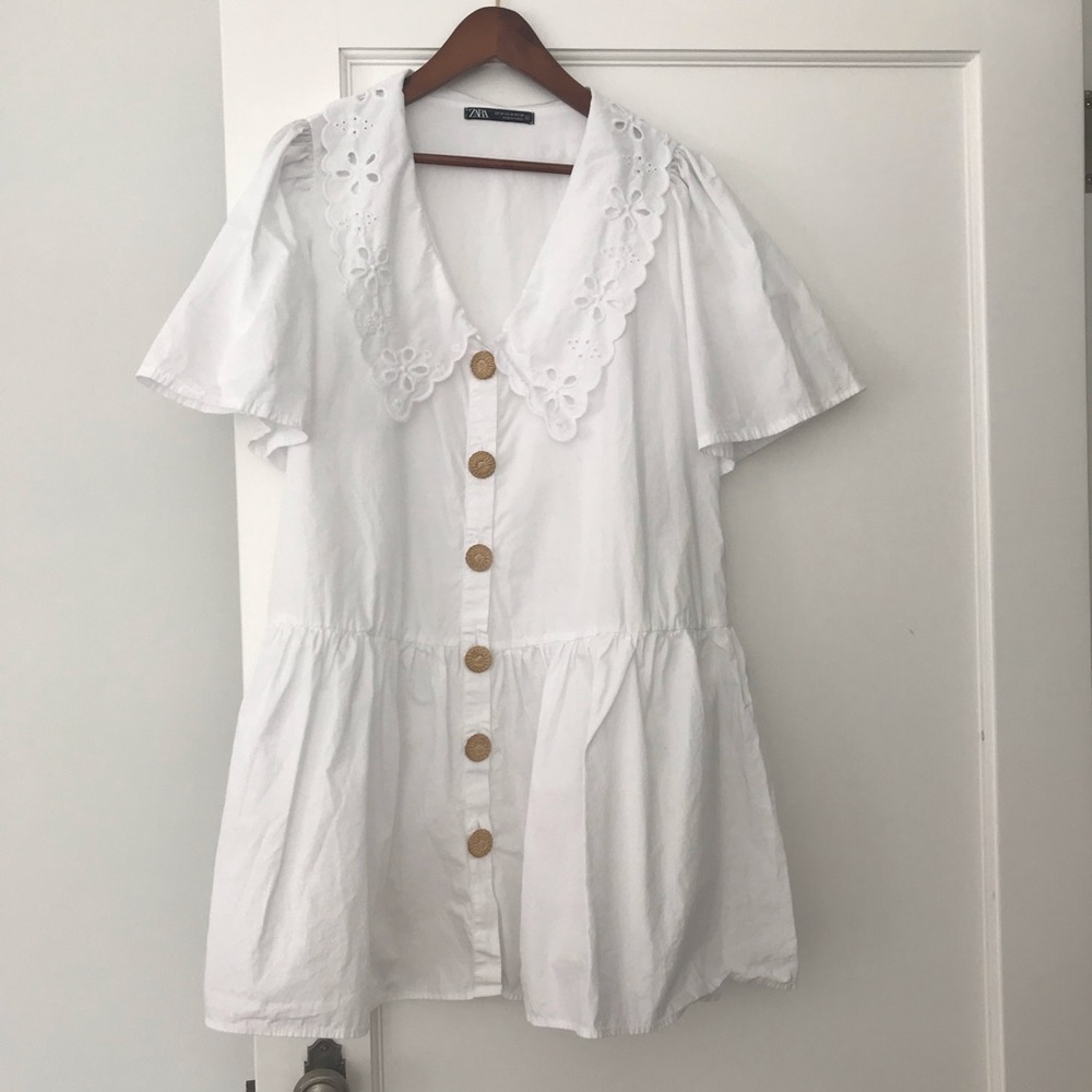 NWOT Zara white dress